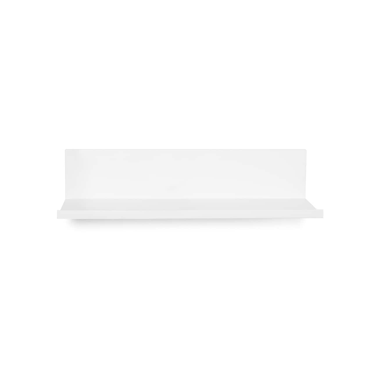 Hangz™ White Reversible No Stud 6" Depth Floating Shelf